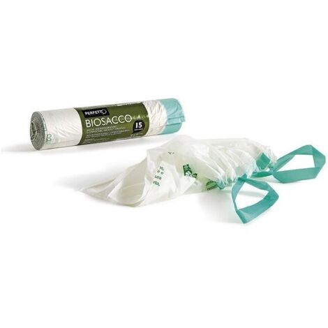 Perfetto Biosacco sac poubelle 10 L Translucide 15 pièce(s)