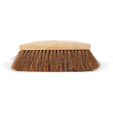 Perfetto Eco, Sunset 0002A, Scopa in Fibra di Cocco e Coccia Legno Naturale, Ecologica, 33 x 3,5 x 11,5 cm