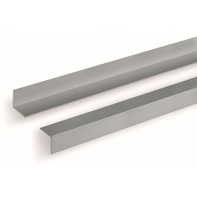 

Perfil Aluminio Blanco Angulo 20-20 2.5Mts - Blanco