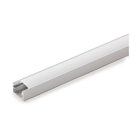 Perfíl Aluminio para Tira LED Difusor Opal 1M WR-1409 x 1M