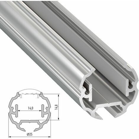 Perfíl Aluminio Tipo COSMO 2,02M - Bruto