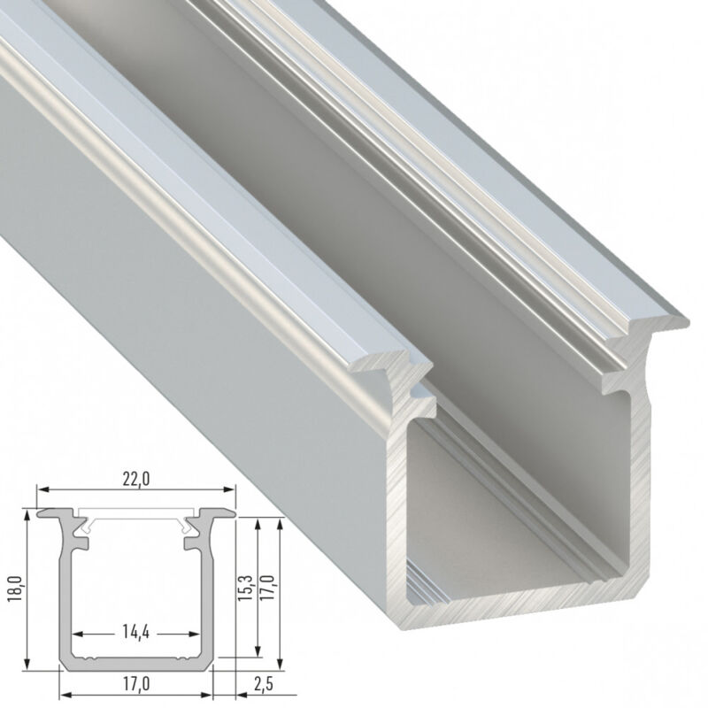 

Perfíl Aluminio Tipo G 2,02M | Anodizado Inox (LL-10-0070-20)