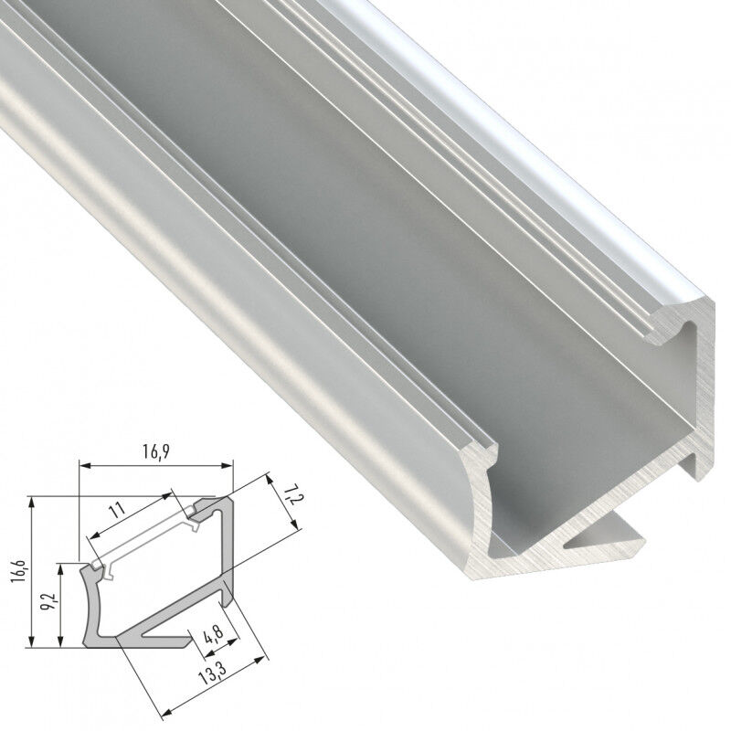 

Perfíl Aluminio Tipo H 2,02M | Anodizado Plata (LL-10-0450-20)