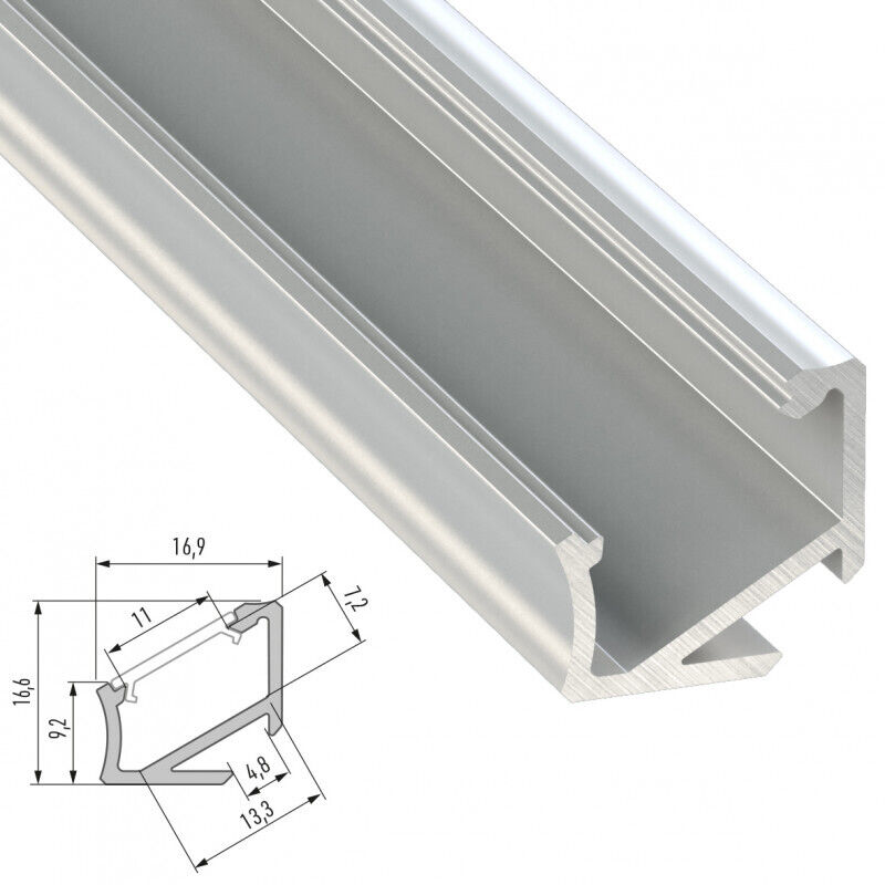 

Perfíl Aluminio Tipo H 2,02M | Anodizado Inox (LL-10-0450-20)