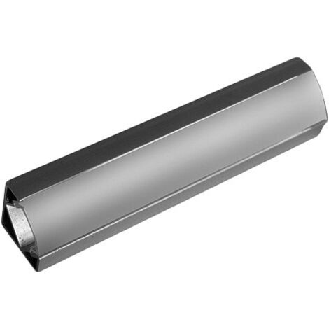Perfil aluminio tira LED de esquina sup. 2 m - Difusor curvo Milky cover