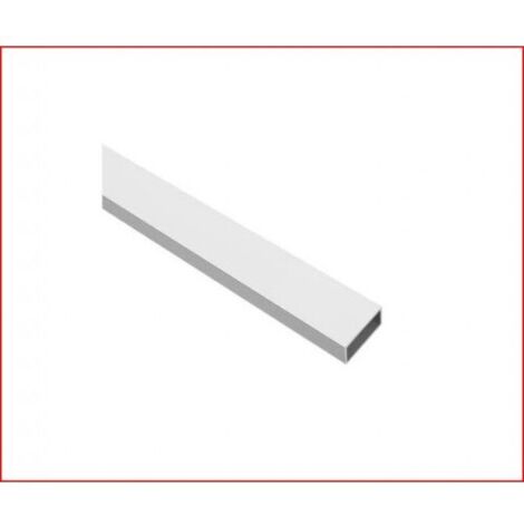 PERFIL ALUMINIO TUBO RECTANGULAR BLANCO 40201.3 2.5M
