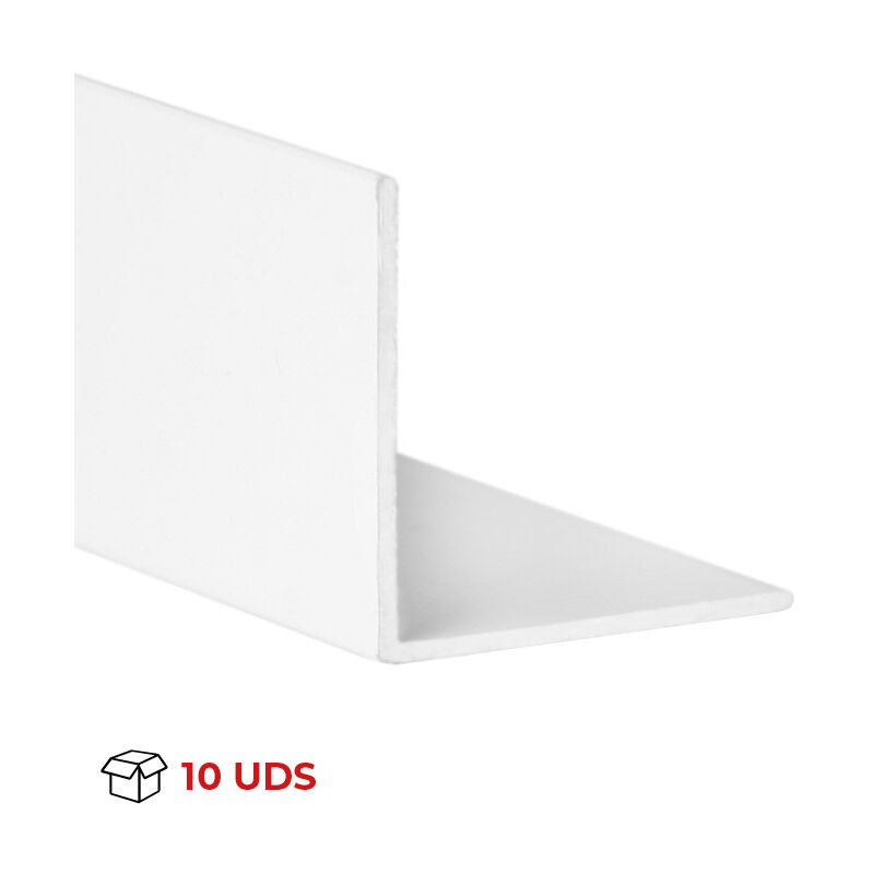 

REI - Perfil de Ángulo | Fabricado en Aluminio | Acabado en Blanco | Para Proyectos de Construcción, Reformas y Bricolaje | Medidas 25*20*1010 mm |