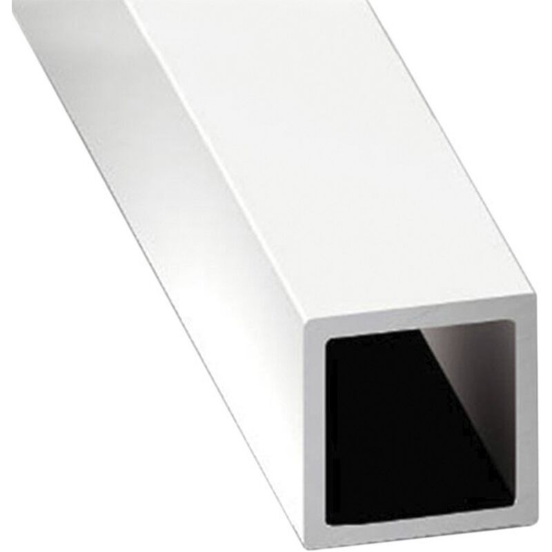 

Perfil de Aluminio Blanco - Tubo cuadrado - x4 unds - 1'50m - 50 mm