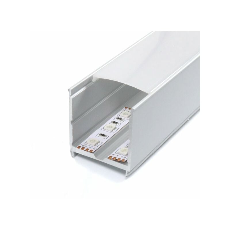 

Perfil de Aluminio MinLed 12V/24V 2 metros – Opcional colgante Opal | IluminaShop