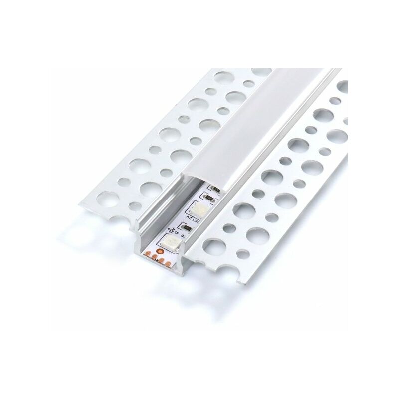 

Perfil de Aluminio Nisen Empotrable 12/24V 2 metros Opal | IluminaShop