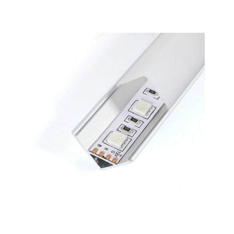 

Perfil de Aluminio para Esquina con Perfil en 90º 12V/24V 2 metros Opal | IluminaShop