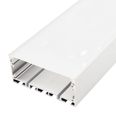 Perfil de Aluminio SantMig 12V/24V/220V 2 Metros – Opcional Colgante  Opal  | IluminaShop