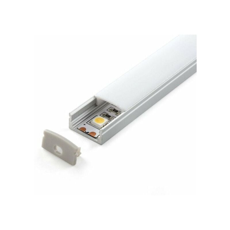 

Perfil de Aluminio U Superficie 12V/24V 2 metros Opal - Iluminashop