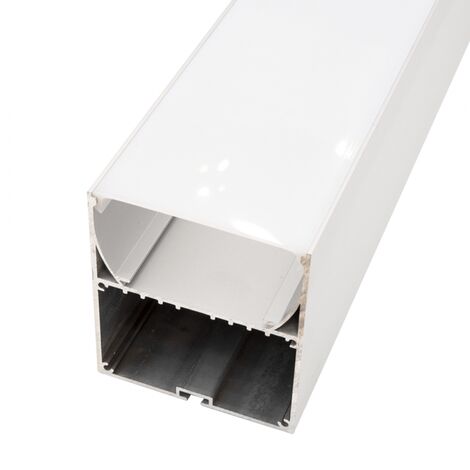 Perfil de Aluminio Vant 12V/24V/220V 2 Metros  Opal   IluminaShop