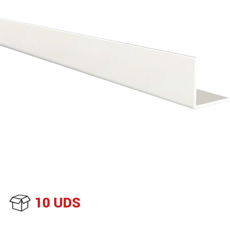 

REI - Perfil en L | Fabricado en Aluminio | Acabado en Blanco | Para Proyectos de Construcción, Reformas y Bricolaje | Medidas 15*15*1000 mm |