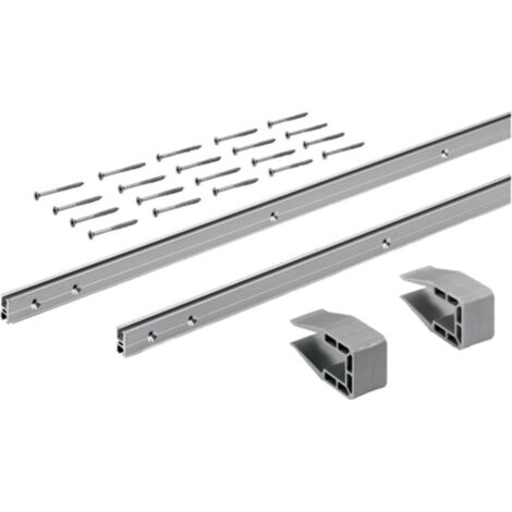 Perfil de carrera HETTICH silver 4000 mm