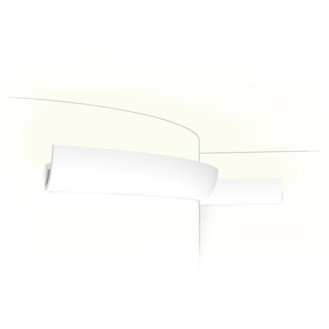 Perfil de iluminación flexible moderno - Orac Decor - L200xP5xH8cm - C373F