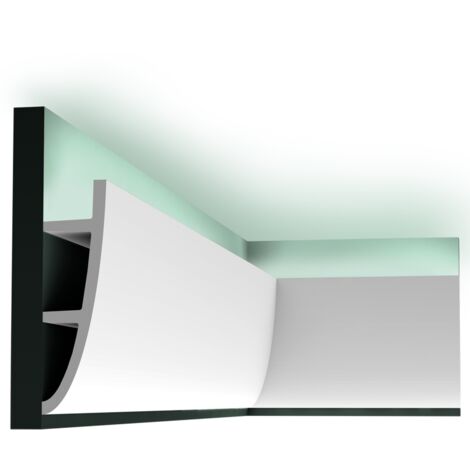 Perfil de iluminación moderno - Orac Decor - L200xP5xH18cm - C374