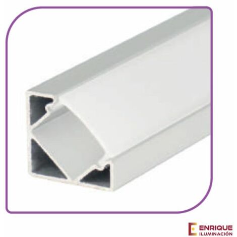 Perfil de Aluminio L para Esquinas Beat Lacado Blanco 12/24V 2