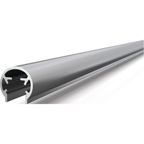 Perfil de protección BS-BU-20K + longitud 1980 mm en el lado bisagra bisagra-D. ATHMER anodizado plateado de 20 mm