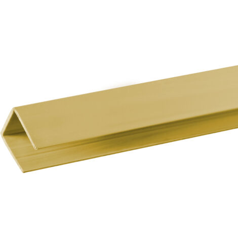 Perfil de remate en forma de U para celosías de PVC Catral Export varios colores Caña