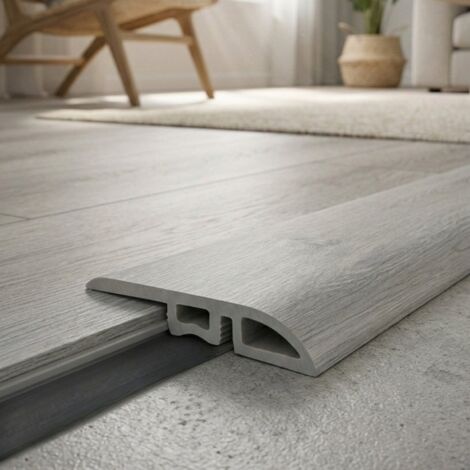 Perfil de umbral PVC Gris Perla 0,80 m  Reductor  ISOVEX