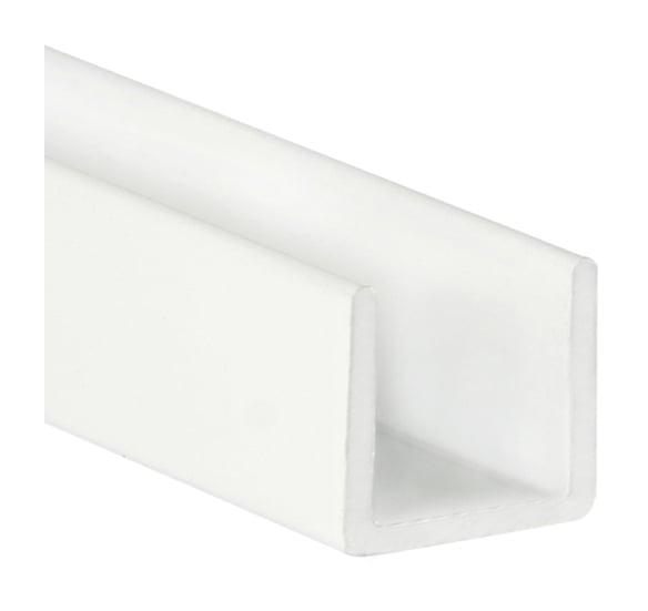 

REI - Perfil en U | Fabricado en Aluminio | Acabado en Blanco | Para Proyectos de Construcción, Reformas y Bricolaje | Medidas 8*8*1000 mm | Longitud