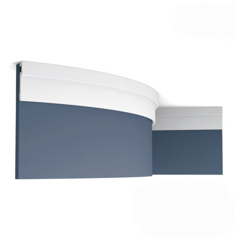 Perfil flexible multifunción en forma de U - Orac Decor - L200xP2xH8.3cm - PX198F