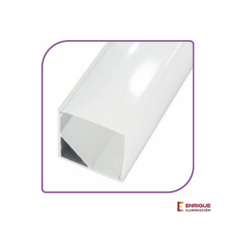 

Perfil led de superficie para esquina 30x30mm 0 - Iludec