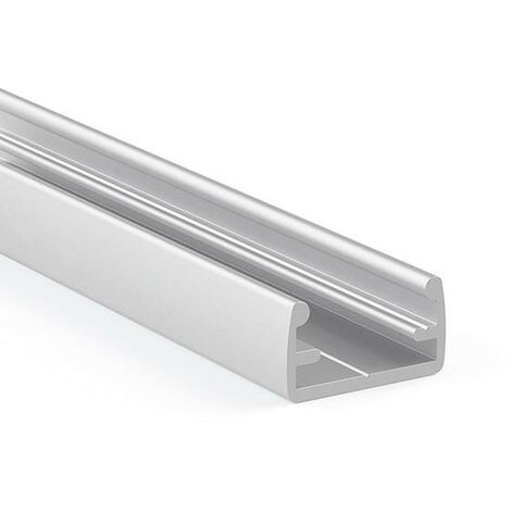 perfil led koy. natural anodizado/satinado. para embutir. sección 14x7,5mm. barra de 3m ( color:000000 2)