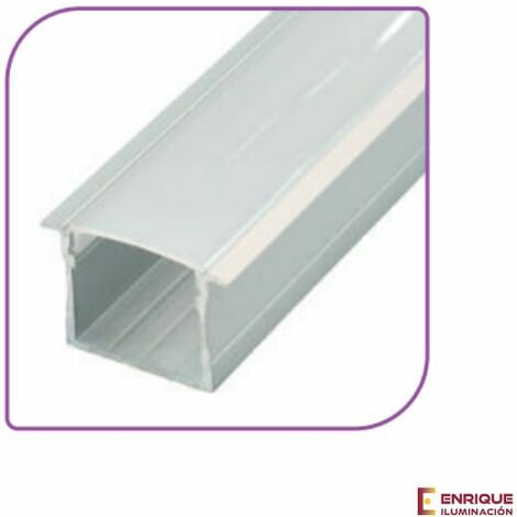 Perfil LED empotrable en techos o paredes de 69,6 mm x 32 mm, Iludec
