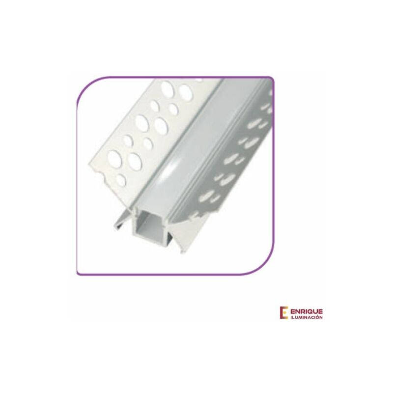 

Perfil led para empotrar esquina 46x23,81mm de 0 - Iludec