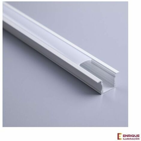 Perfil de Aluminio L para Esquinas Beat Lacado Blanco 12/24V 2 metros •  IluminaShop