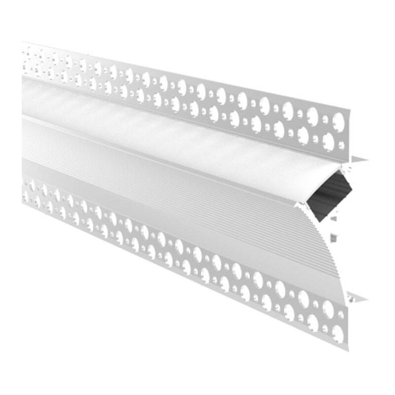 

Perfil para tira LED de integración Escayola/Pladur 96x35 Trimless Esquina de Abajo/Arriba (2m)