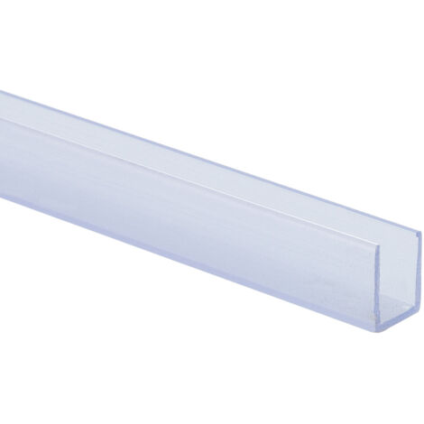 Perfil PC 1m para Tira Neón LED 24/48V DC 6x12 mm NFLEX6 Transparente