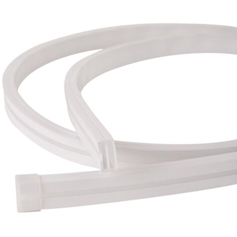 Perfíl PC Flexible para Tira LED Difusor Opal x 2M