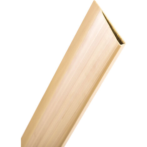 Cañizo PVC Bambú Ovalado Estera de PVC COMERCIAL CANDELA (Negro-1
