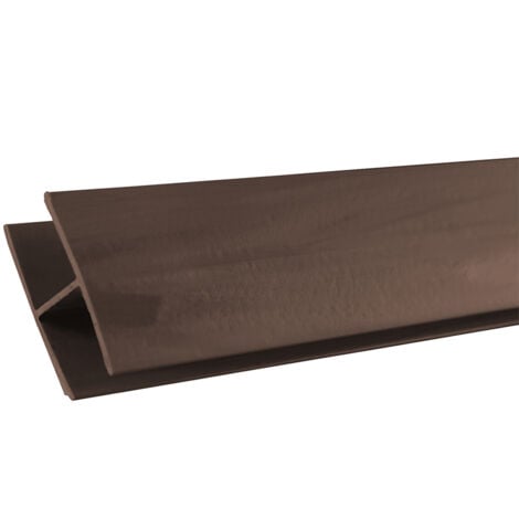 PERFIL UNION PLASTICO H 2.05 M. MARRON NORTENE