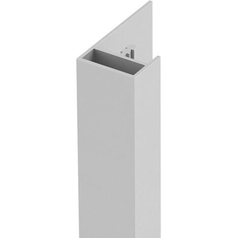 perfil vertical ateneo 2,75m acabados disponibles blanco mate, plata mate y negro acabado plata mate (caja 2)
