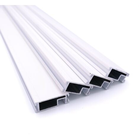 Perfiles de Mosquitera Marco Recortable - Longitud 200 cm - Alu blancoo
