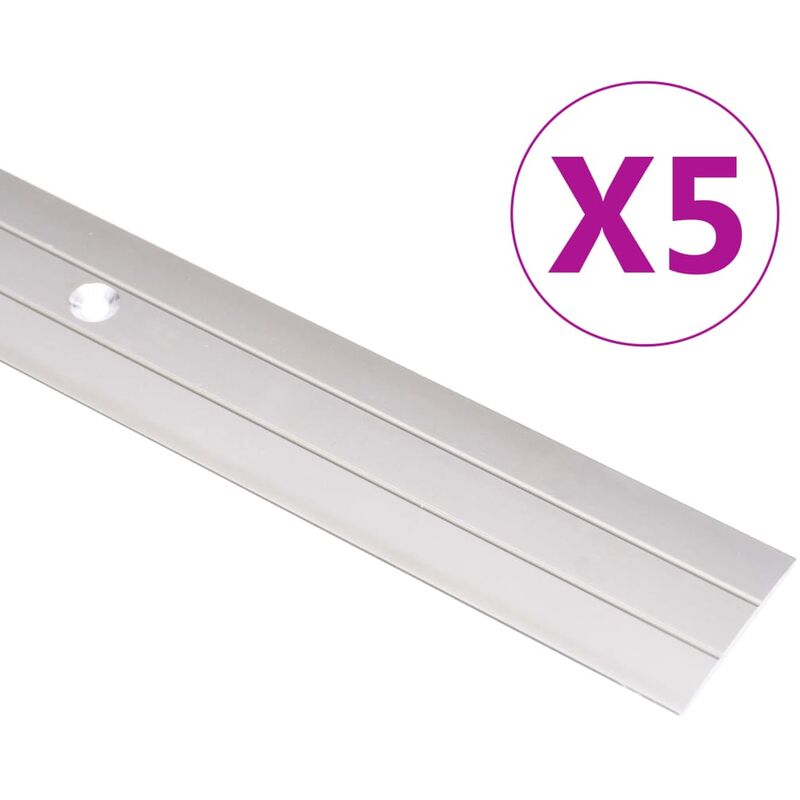 

Perfiles de suelo 5 unidades aluminio dorado 134 cm