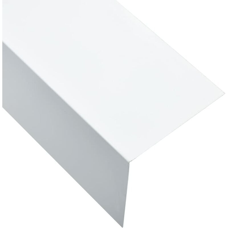 

Rogal Home&Deco Perfiles en L 90° 5 uds aluminio blanco 170 cm 100x100 mm