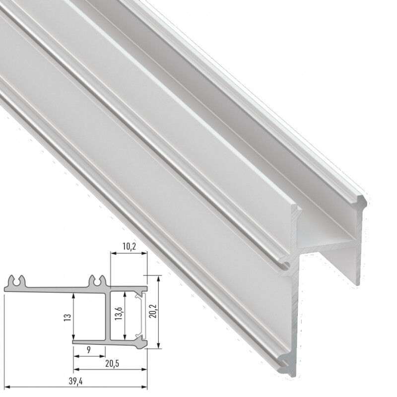 

Perfíl Aluminio APA12 2,02M | Anodizado Plata (LL-10-0404-20)