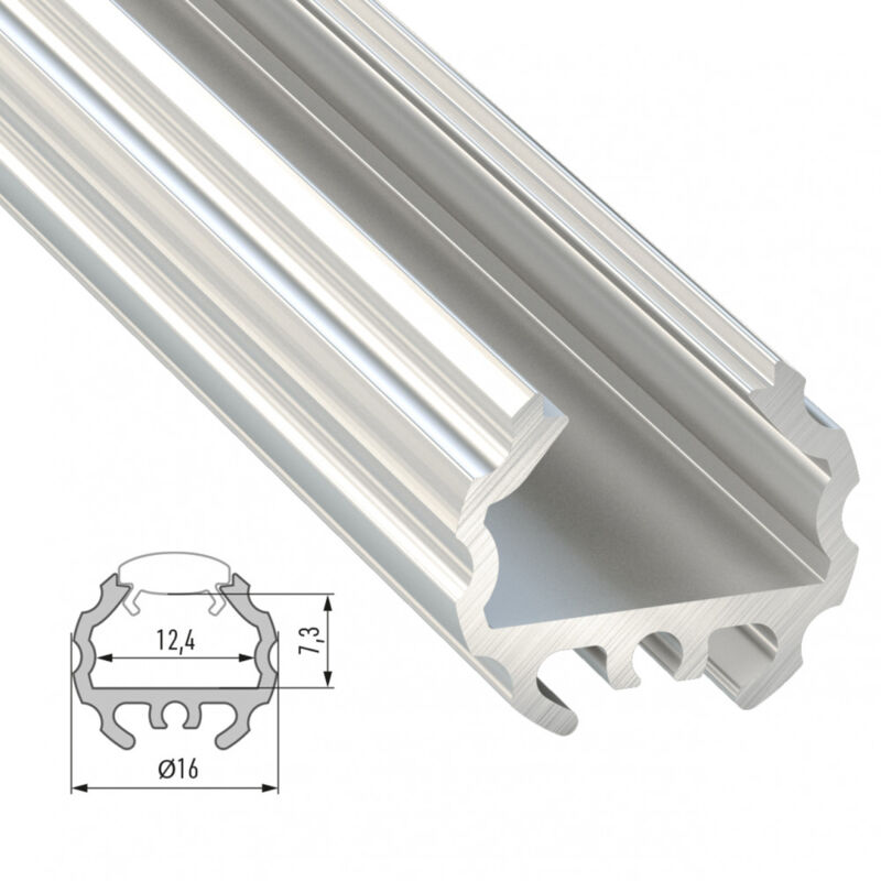 

Perfíl Aluminio Tipo MICO 2,02M | Anodizado Negro (LL-10-0300-20)