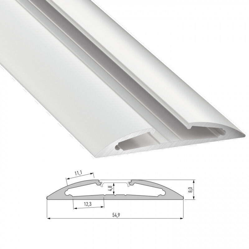 

Perfíl Aluminio Tipo RETO 2,02M | Lacado Blanco (LL-10-0520-20)
