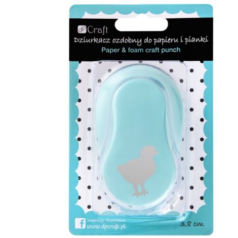 Perforadora de papel y espuma con forma de pollo de 3,8 cm