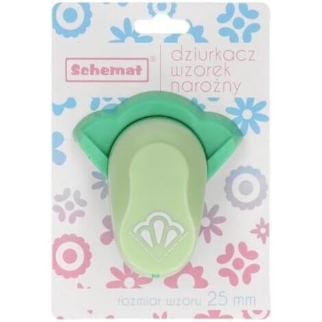 Perforadora decorativa de esquinas de 25 mm, gotas MIX