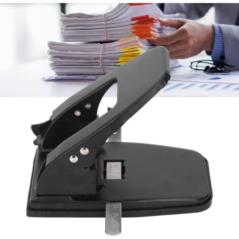 Perforateur 2 trous perforateur avec 100 attaches capacité 30 feuilles perforateur papier robuste poignée rembourrée pour dossier papier bureau maison