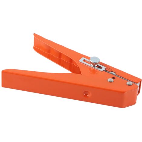 Perforateur à trou unique de 8mm, ergonomique, permettant d'économiser du travail, 1 perforateur portatif pour bande de bord en papier et en plastique