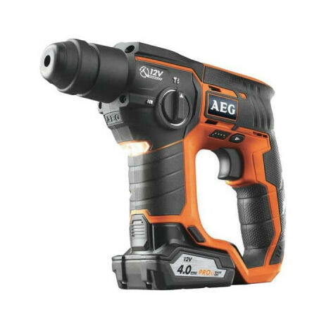 Perforateur AEG 12V SDSPLUS Li-ion - 2 batteries 4.0Ah - 1 chargeur 80min - BBH 12 LI-402C